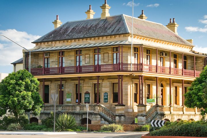 Historical buildings at Grafton